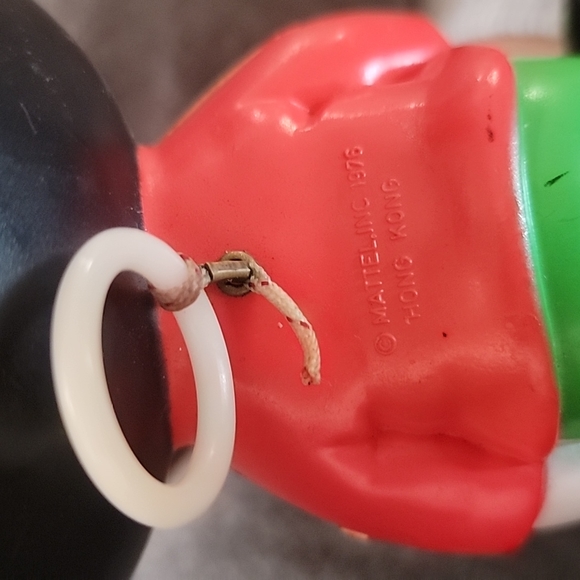 1976 Mattel Mickey Mouse Pull-String Toy Made in Hong Kong 7" - Picture 12 of 13